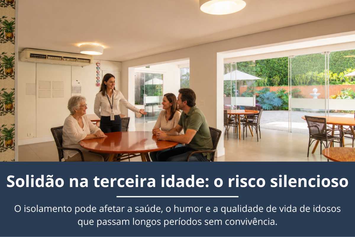 Solidão na terceira idade: o risco silencioso